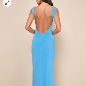 Electric blue dress, size small!